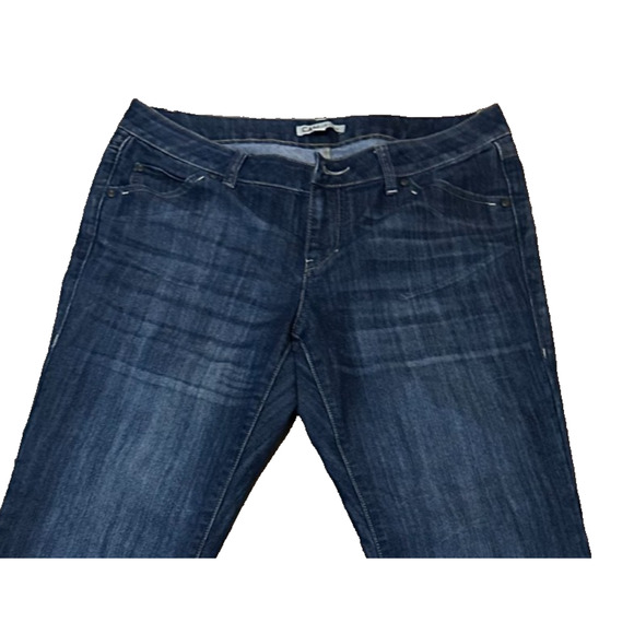 CAbi Y2K Bootcut Flare Denim Mid-rise Size 10 Dark Wash (Alteration) - Picture 3 of 12